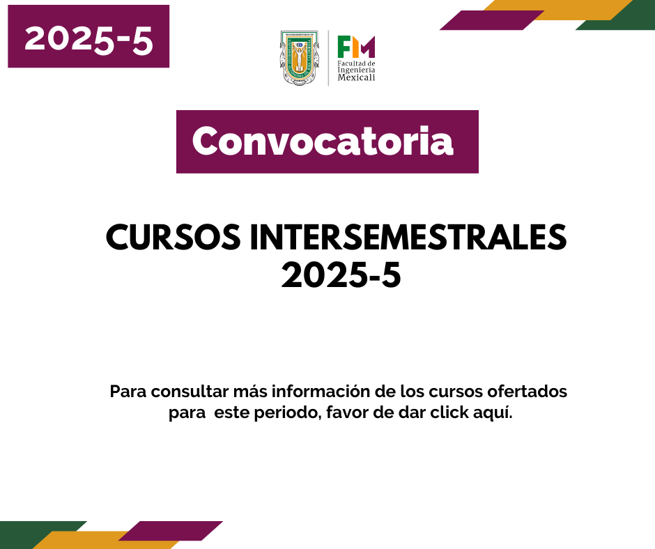 Cursos intersemestrales 2025-4