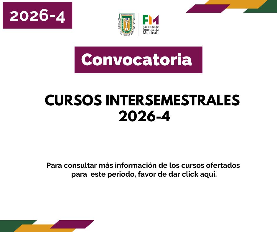 Cursos intersemestrales 2025-4